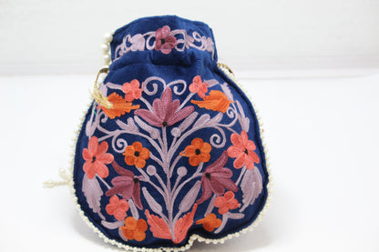 Chic Carry: Handmade Embroidered Potli