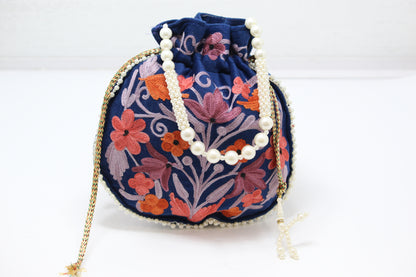 Chic Carry: Handmade Embroidered Potli