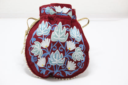 Couture Clutch: Handmade Embroidered Potli