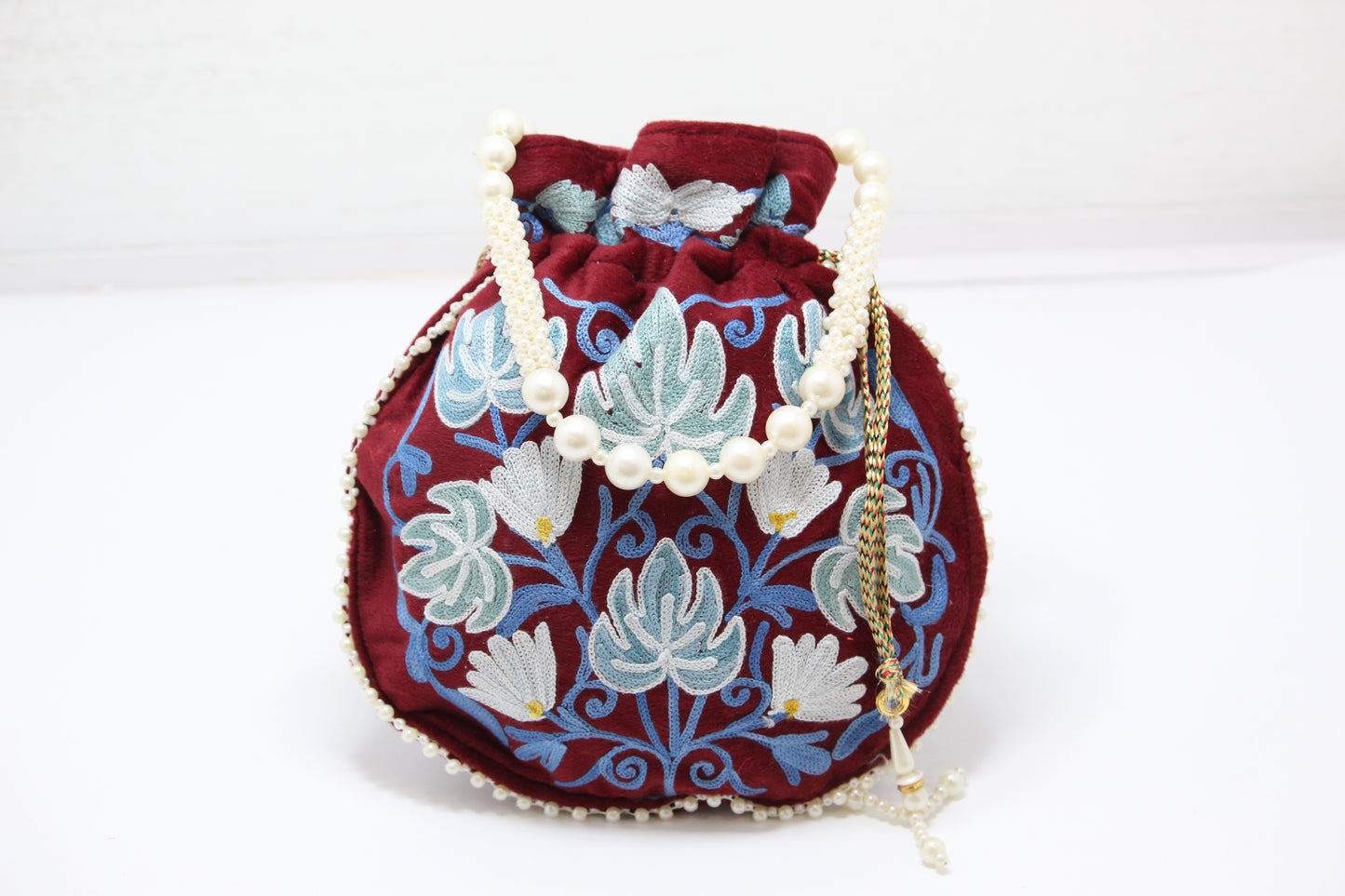 Couture Clutch: Handmade Embroidered Potli