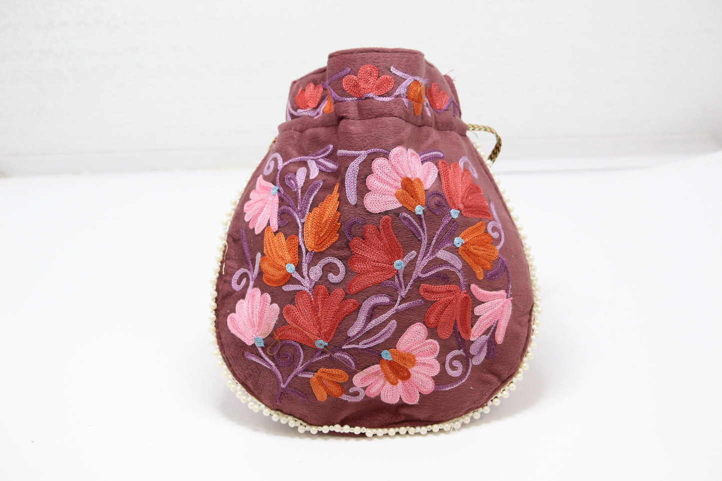 Aurora Aura: Handmade Embroidered Potli