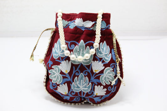 Sublime Satchel: Handmade Embroidered Potli