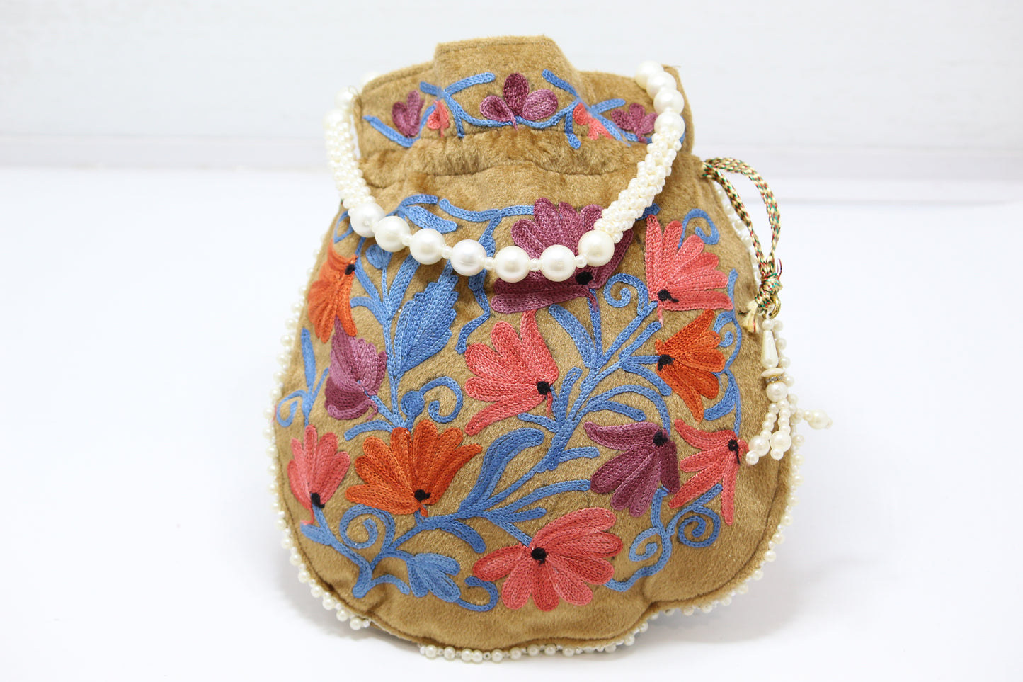 Vivid Vogue: Handmade Embroidered Potli