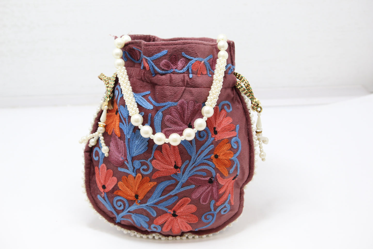 Posh Pebble: Handmade Embroidered Potli