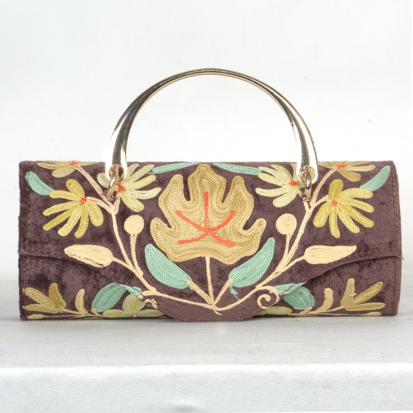 Duffle Bag – Colorful Hand-Embroidered Mini Duffle for a Vibrant Look