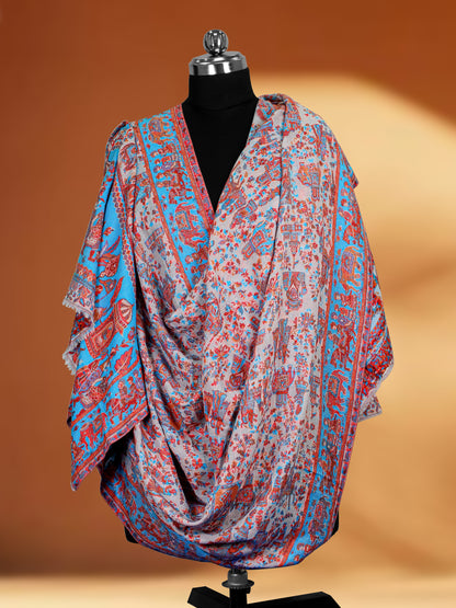 Mughal Kani Shawl Kashmiri Pashmina Shawl