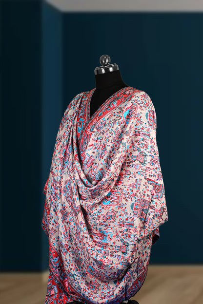 Mughal Kani Handwoven Kashmiri Shawl