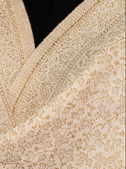 Timeless Luxury Kashmiri Zari Embroidered Pashmina