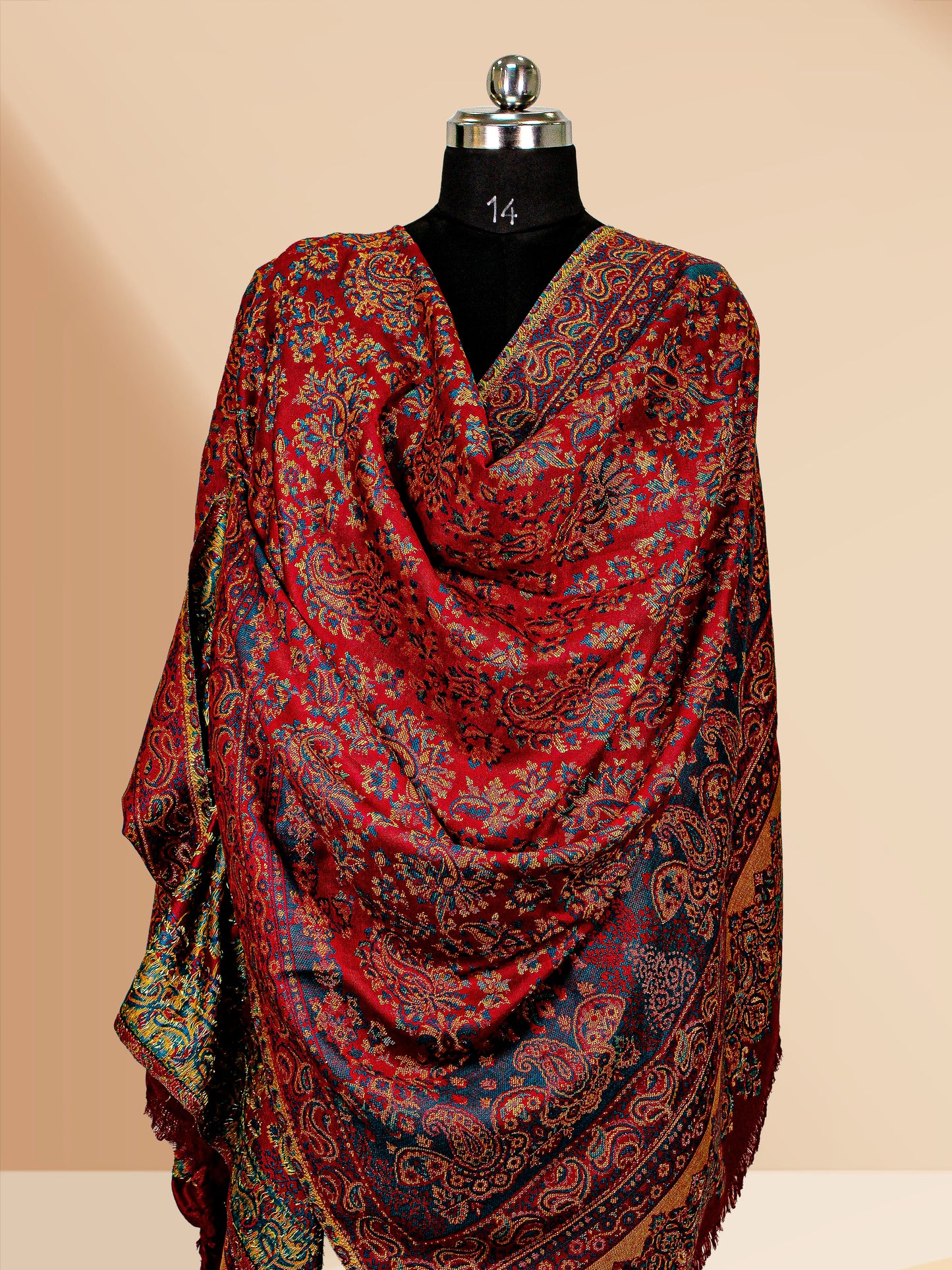 Royal Pashmina Shawl Kaani Zari Ethnic Shawl