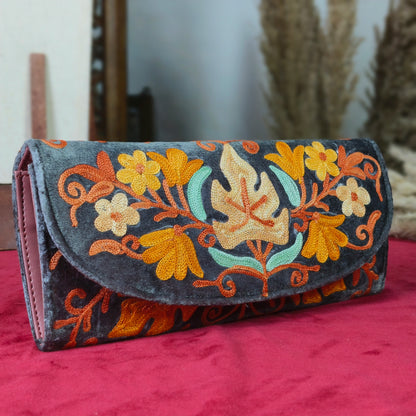 Embroidered Velvet Pouches: Art You Can Carry