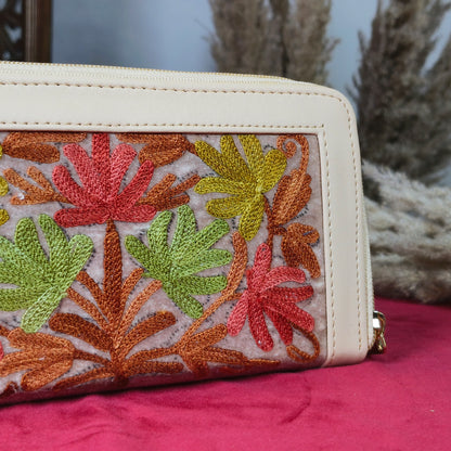 Velvet Pouches with Intricate Kashmiri Embroidery