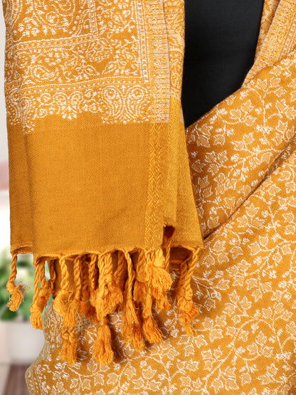 Timeless Luxury Kashmiri Zari Embroidered Pashmina