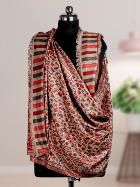 Royal Kashmiri Pashmina Kani Handcrafted Shawl