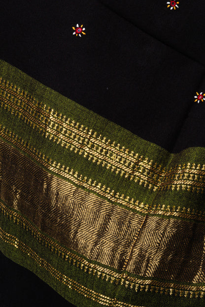 Lagdi Patta Shawl – Handcrafted Kashmiri Woolen Shawl with Exquisite Lagdi Patta Embroidery