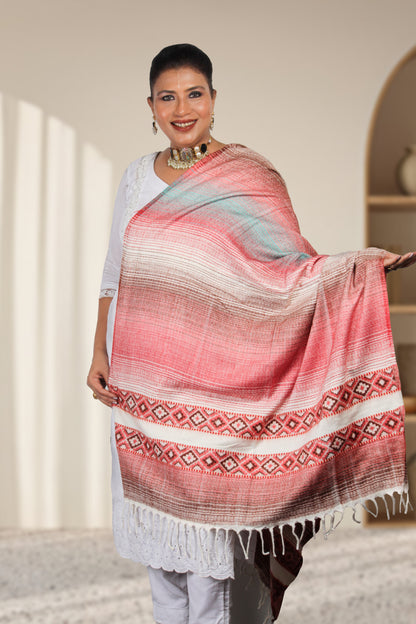 Experience the Rich Traditions with Weaving Mystery’s Kashmiri Tibetan Shawl