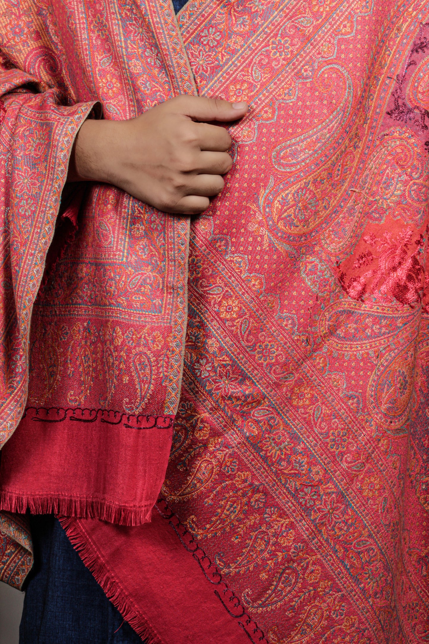 Kalamkari Kashmiri Shawl: A Timeless Handcrafted Beauty