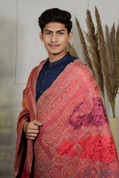 Kalamkari Kashmiri Shawl: A Timeless Handcrafted Beauty