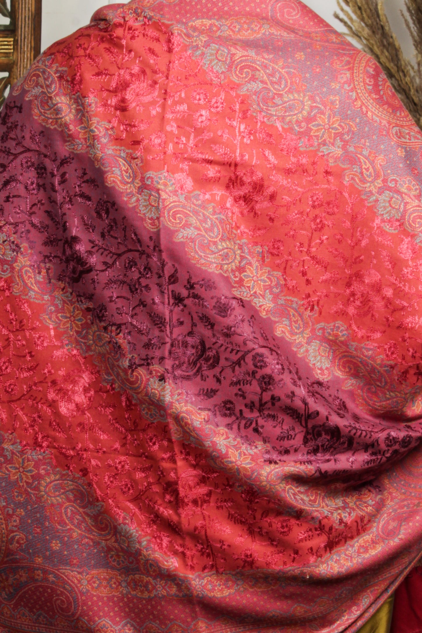 Kalamkari Kashmiri Shawl: A Timeless Handcrafted Beauty