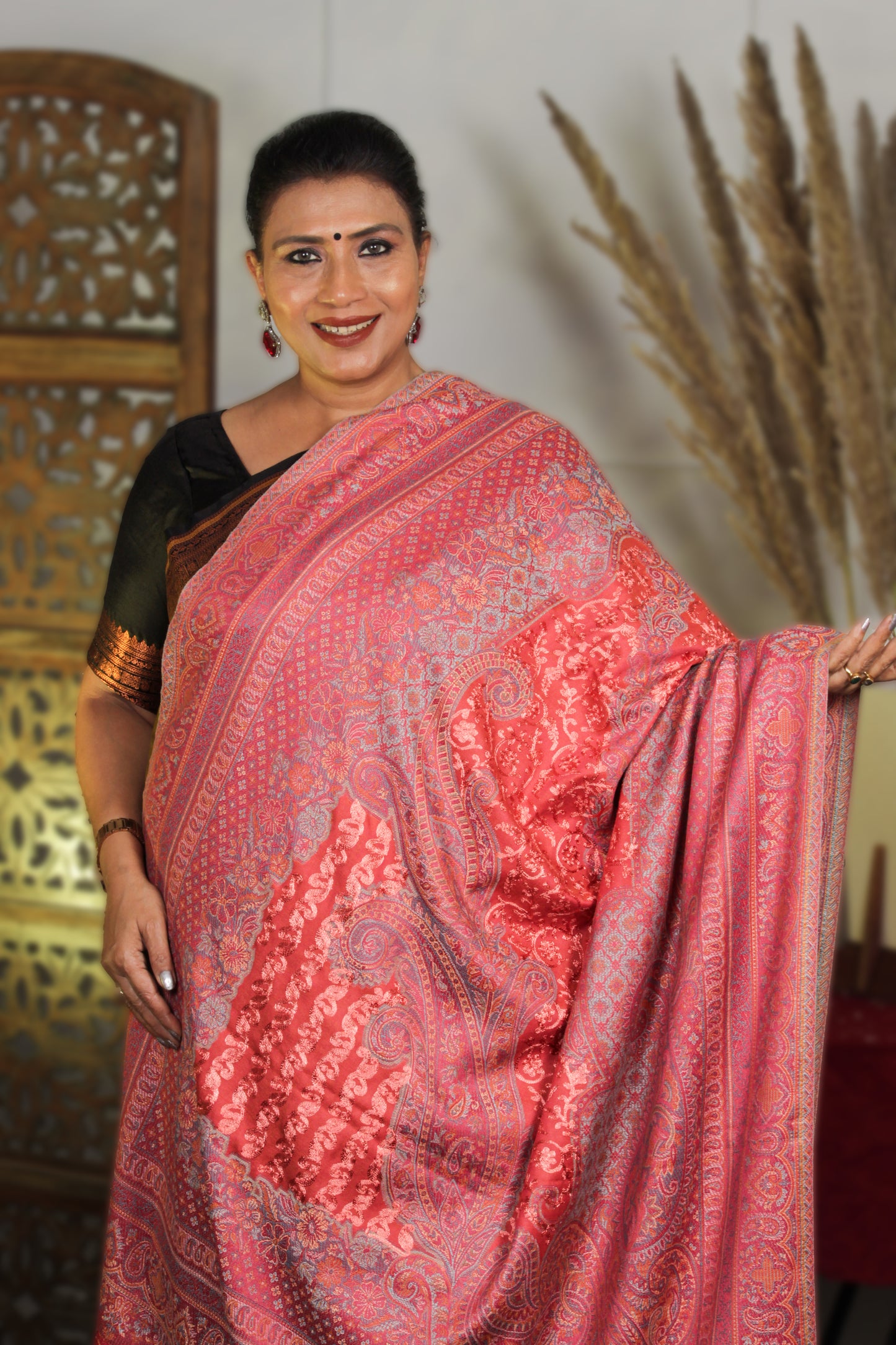 Kalamkari Kashmiri Shawl: A Beautiful Piece of Tradition