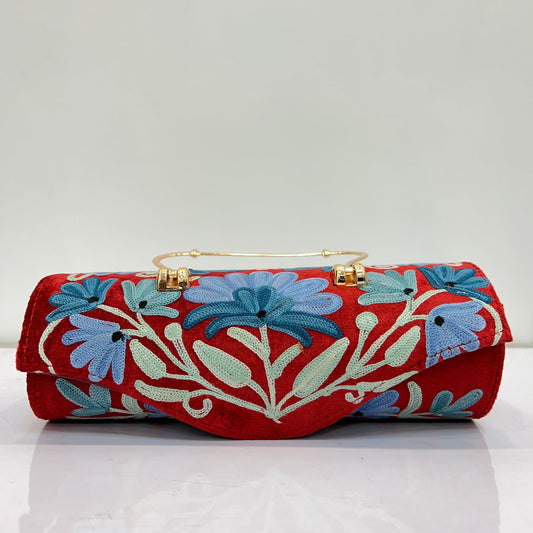 Crafted Pure Any Wear Embroidery Voyage Handbag