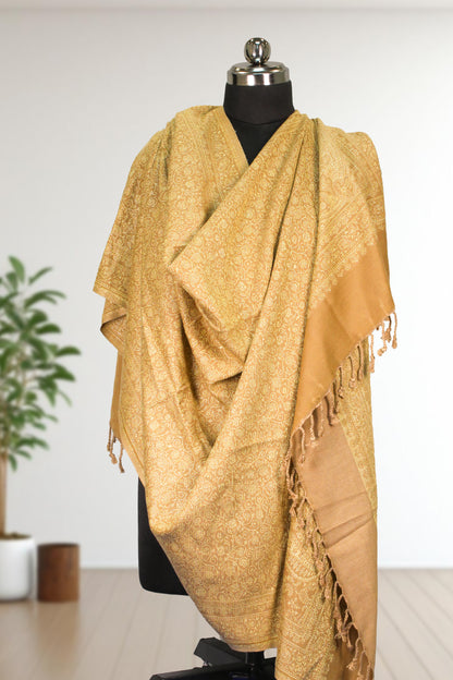 Golden Zari Shawl