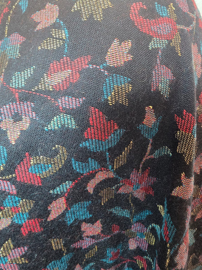 Black Kani Shawl – Luxurious Handwoven Kashmiri Masterpiece