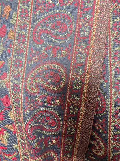 "Grey Kani Shawl – Luxurious Handwoven Kashmiri Elegance"