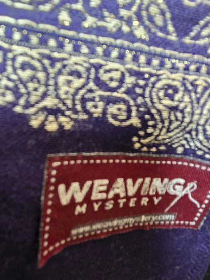 Navy Blue Zari Shawl – Elegant Ethnic Wrap