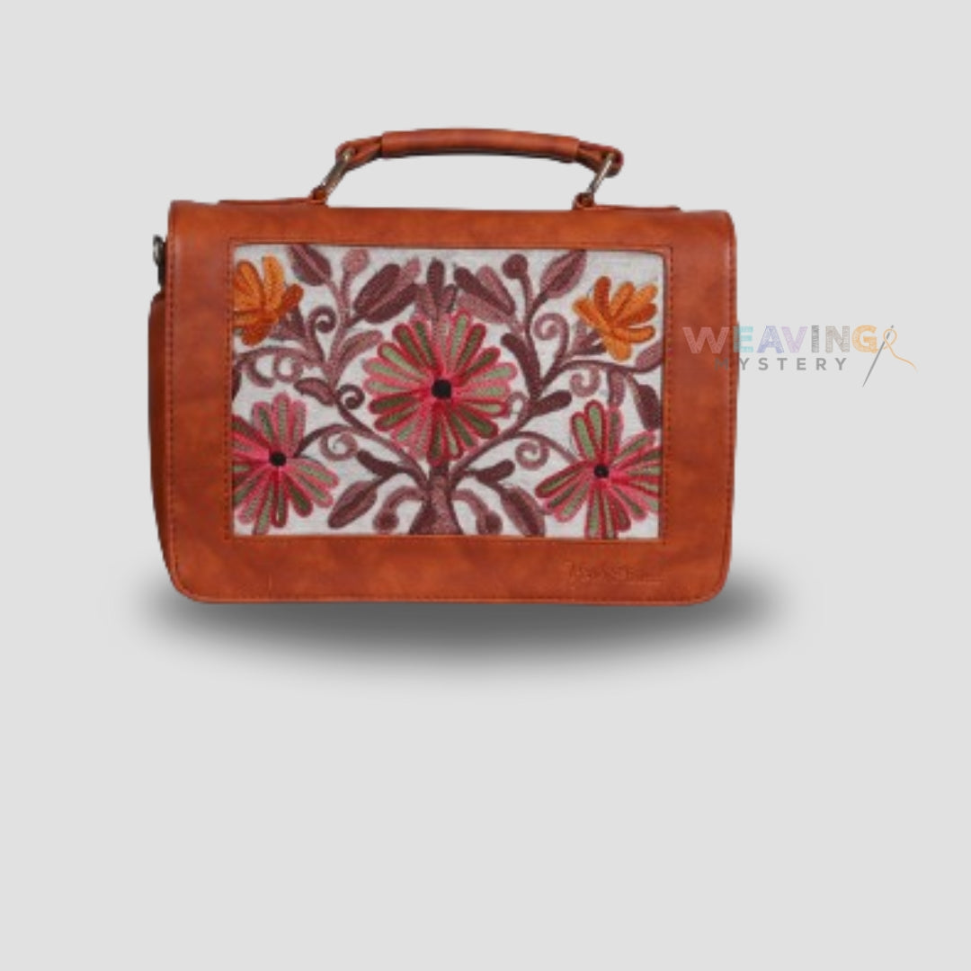 Fashion Fusion Trendy Sling Bags with Handcrafted Embroidery