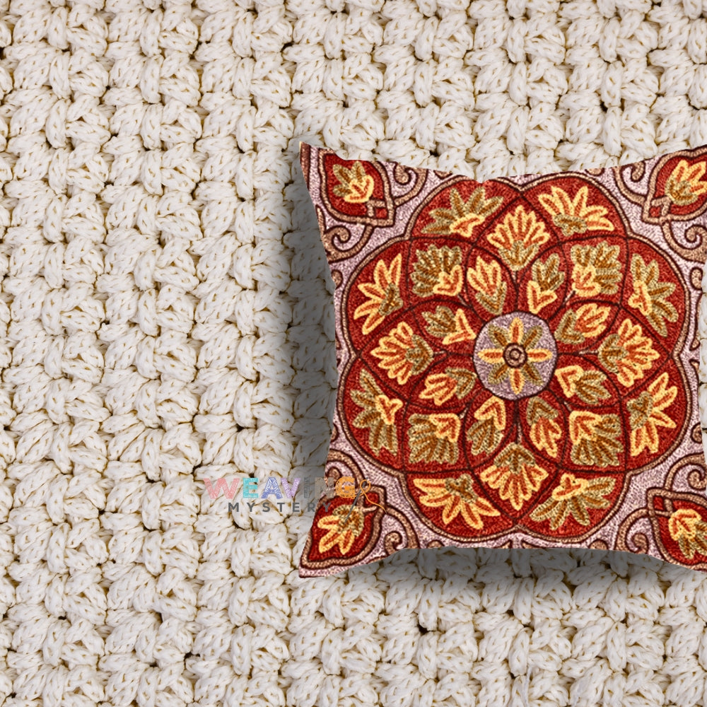 Hand embroidered hotsell cushion covers