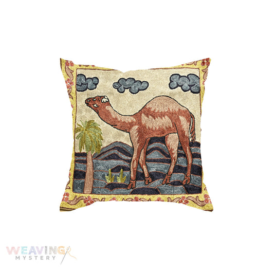 Camel Design Hand Embroidery Cushion Cover Set OF 5PCS