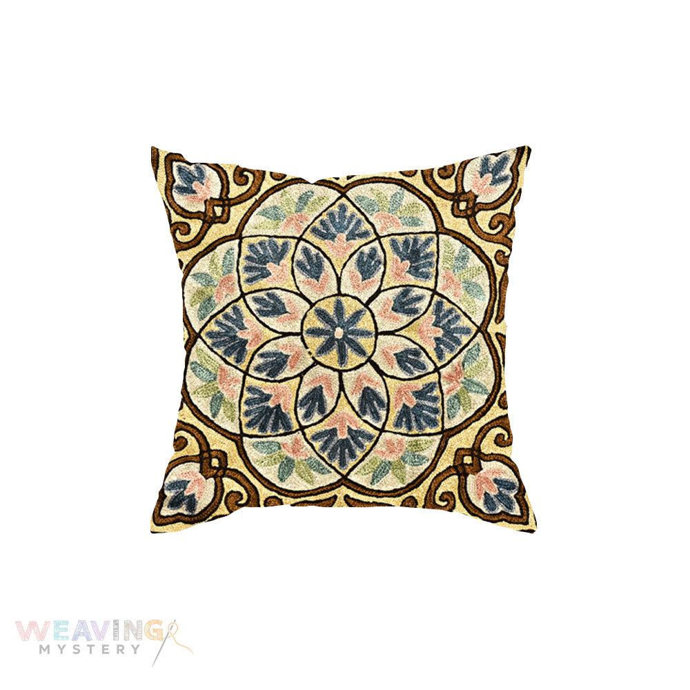 Unique Elegance Hand Embroidery Cushion Cover Set OF 5PCS