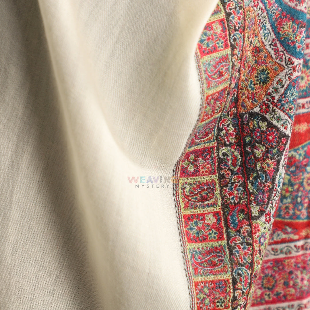 Woven with Love, Kashmiri, a Treasured Hand-Embroidered Shawls Piece