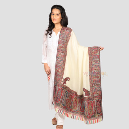 Woven with Love, Kashmiri, a Treasured Hand-Embroidered Shawls Piece