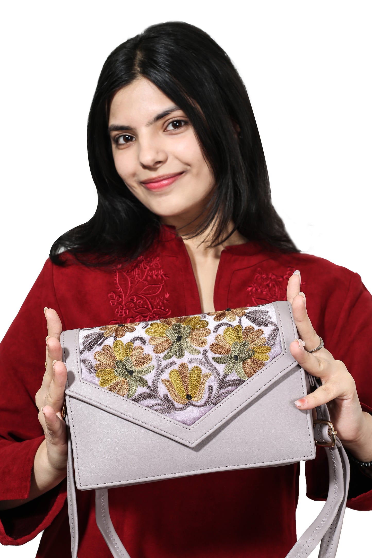 Beautifully Embroidered Sling Bag | Traditional Meets Modern